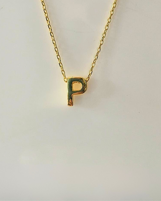 The Elara Collection - Initial Necklace – P