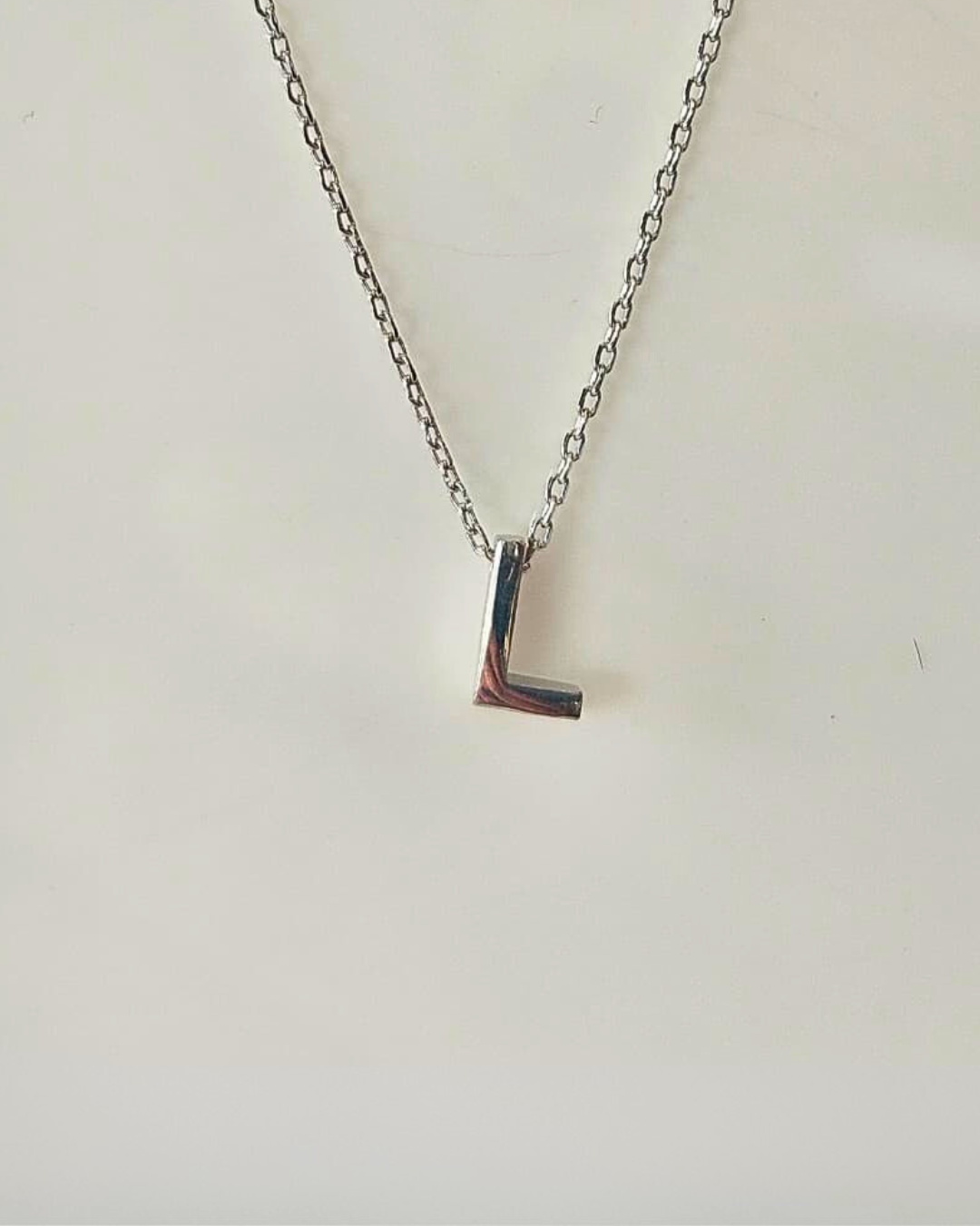 The Elara Collection - Initial Necklace – L