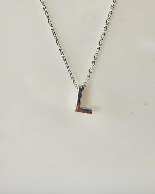 The Elara Collection - Initial Necklace – L
