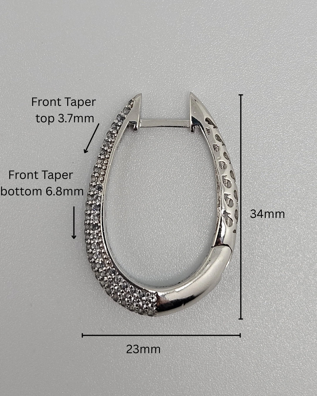 Jolene Huggie Silver