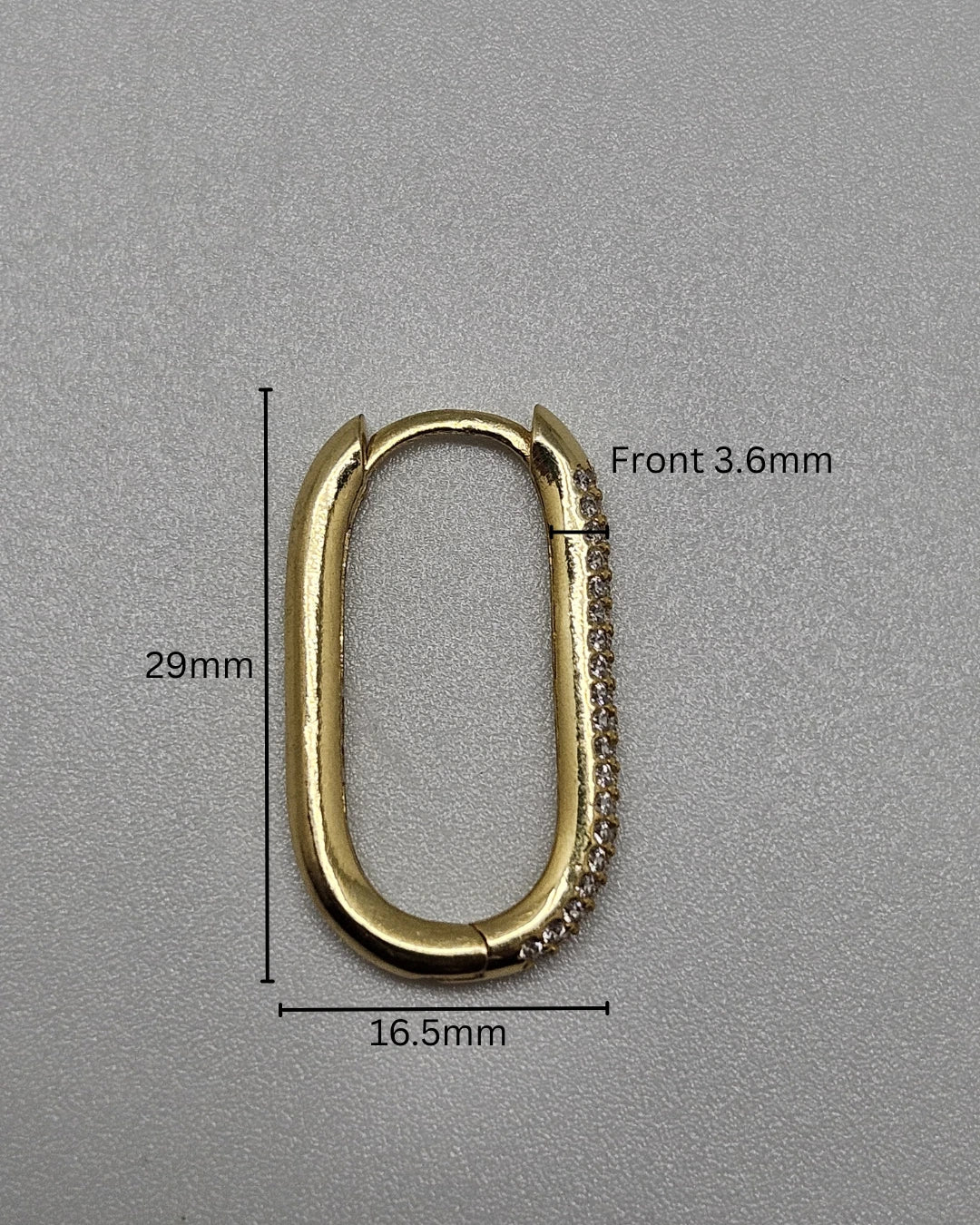 Michelle Oval Huggie XL