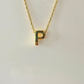 The Elara Collection - Initial Necklace – P