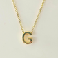 The Elara Collection - Initial Necklace – G