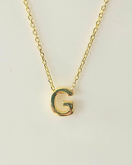The Elara Collection - Initial Necklace – G
