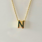 The Elara Collection - Initial Necklace – N
