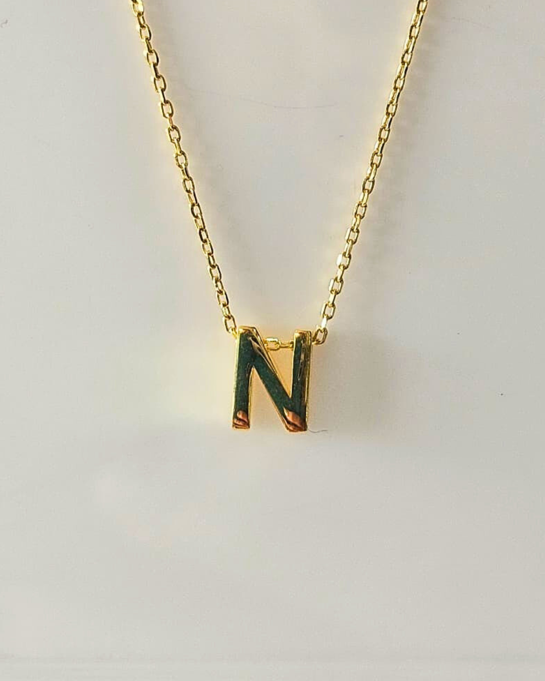 The Elara Collection - Initial Necklace – N