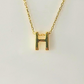 The Elara Collection - Initial Necklace – H