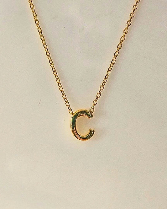 The Elara Collection - Initial Necklace – C