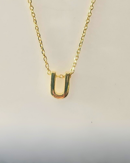 The Elara Collection - Initial Necklace – U