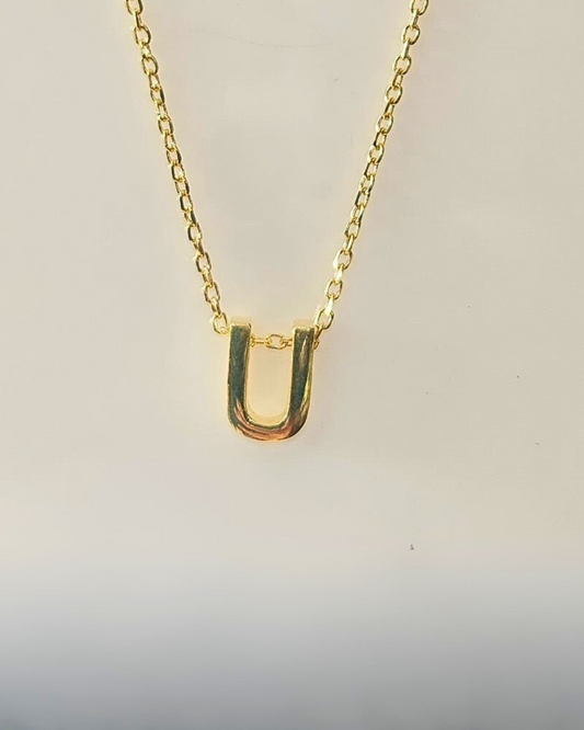The Elara Collection - Initial Necklace – U