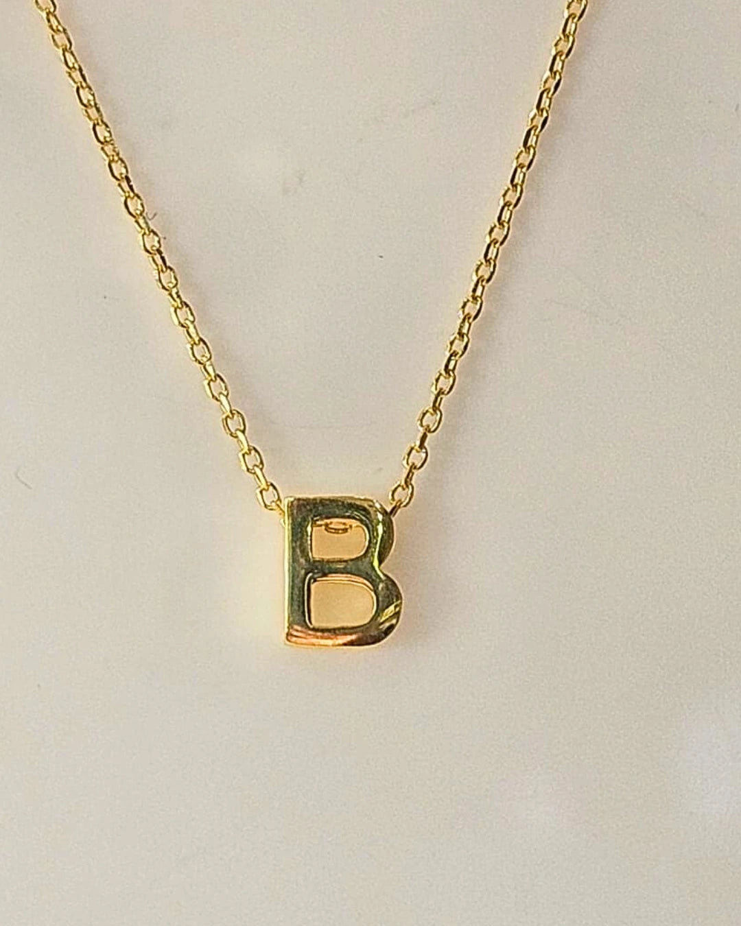 The Elara Collection - Initial Necklace – B