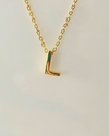 The Elara Collection - Initial Necklace – L