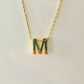 The Elara Collection - Initial Necklace – M