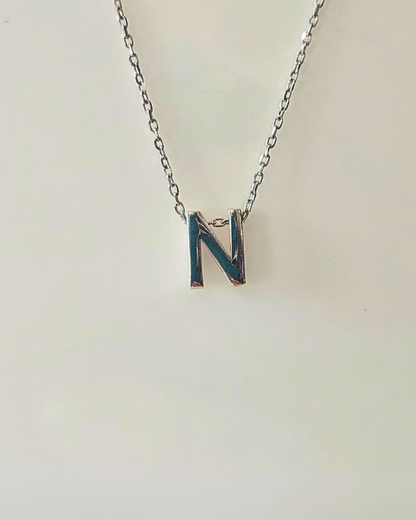 The Elara Collection - Initial Necklace – N