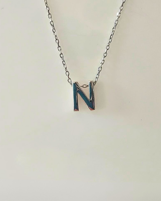 The Elara Collection - Initial Necklace – N