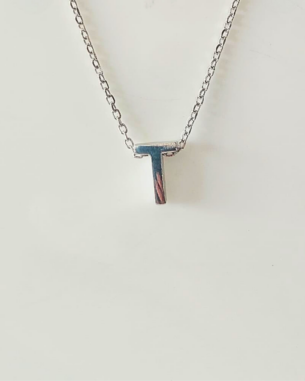 The Elara Collection - Initial Necklace – T – Adele's