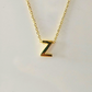 The Elara Collection - Initial Necklace – Z