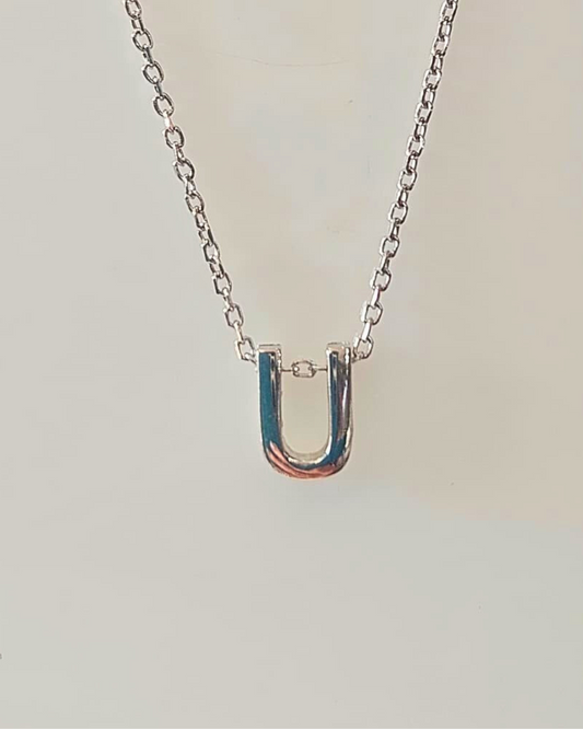 The Elara Collection - Initial Necklace – U