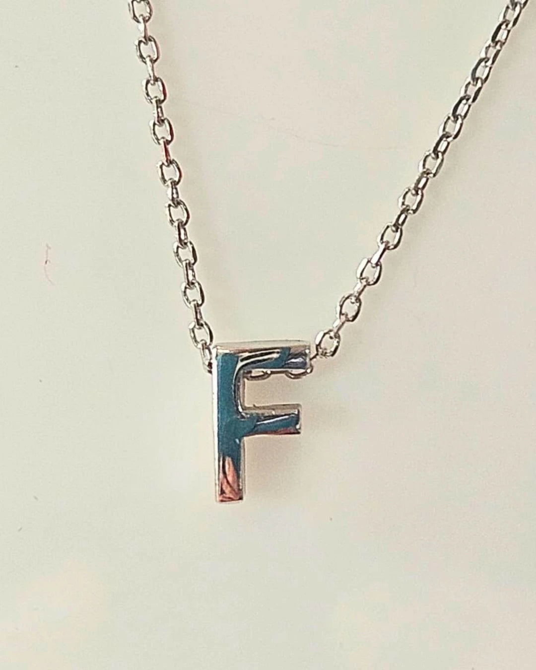 The Elara Collection - Initial Necklace – F