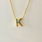 The Elara Collection - Initial Necklace – K