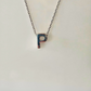 The Elara Collection - Initial Necklace – P