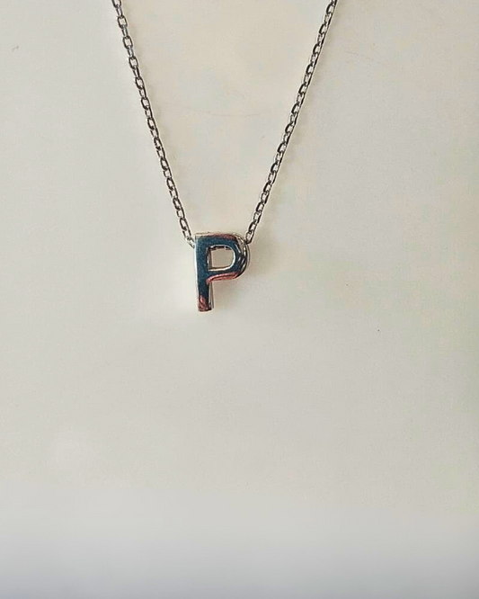 The Elara Collection - Initial Necklace – P