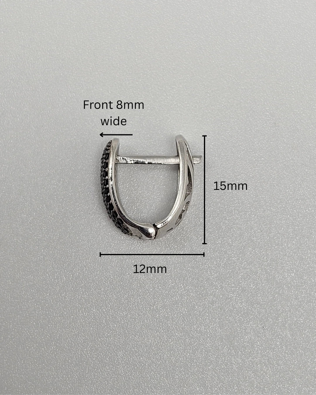 Jolene Huggie Mini Silver