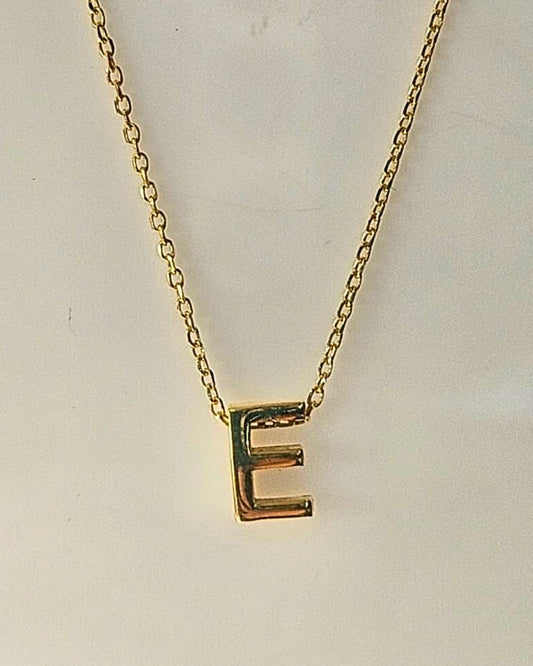 The Elara Collection - Initial Necklace – E